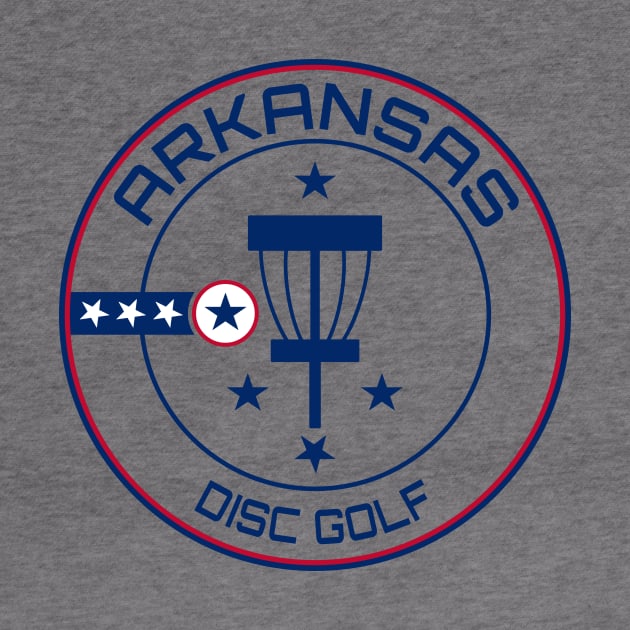 Arkansas Disc Golf State Flag by grahamwilliams